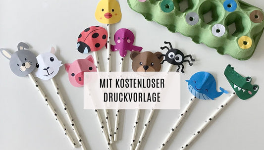 DIY-Beschäftigungsidee ab 22 Monate für kleine Tierfreunde