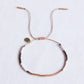 Miyuki Armband cognac/nackt