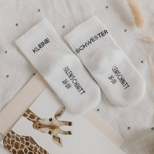 Babysocken 'Kleine Schwester'
