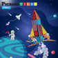 4-teiliges Astronauten-Figurenset