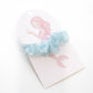 Scrunchie Meerjungfrau Perlmuttperlen pastell blau
