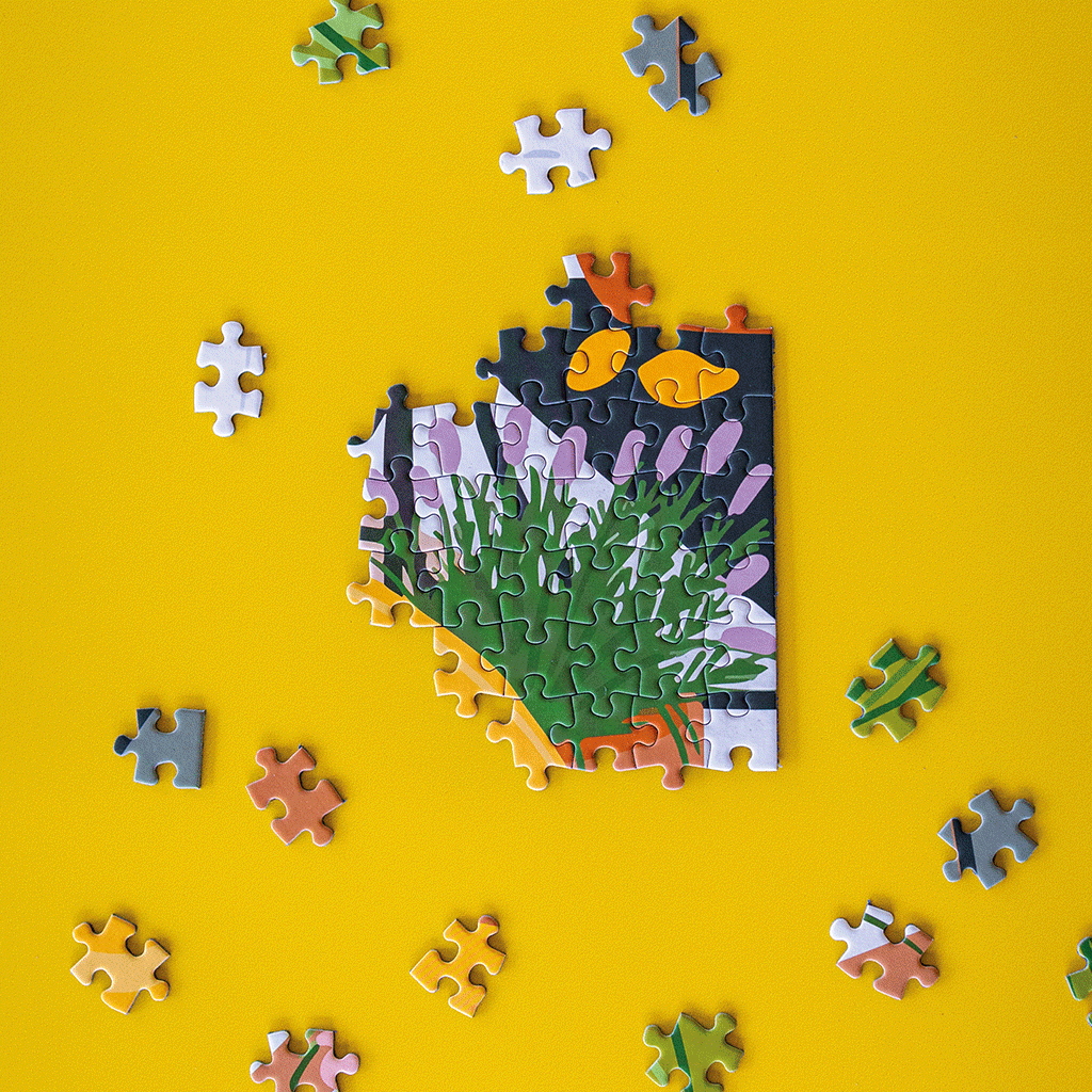 1000-teiliges Puzzle 'Ein Sonntag auf dem Land'