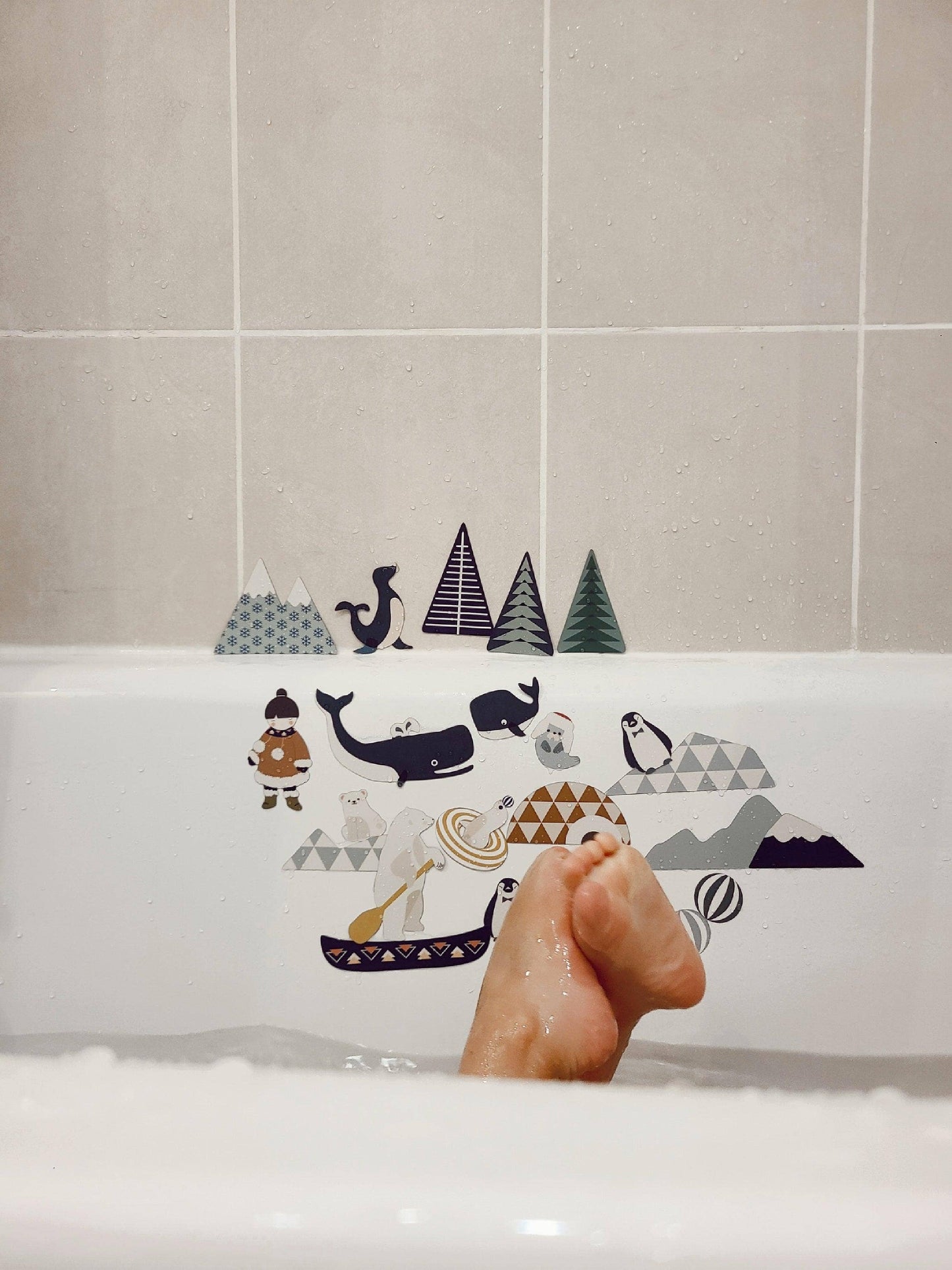 Magnetspiel Tiere auf der Eisscholle