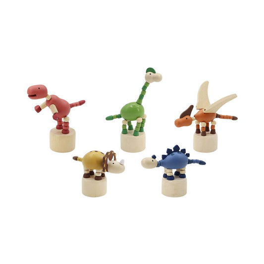 Gelenkige Dinosaurier aus Holz