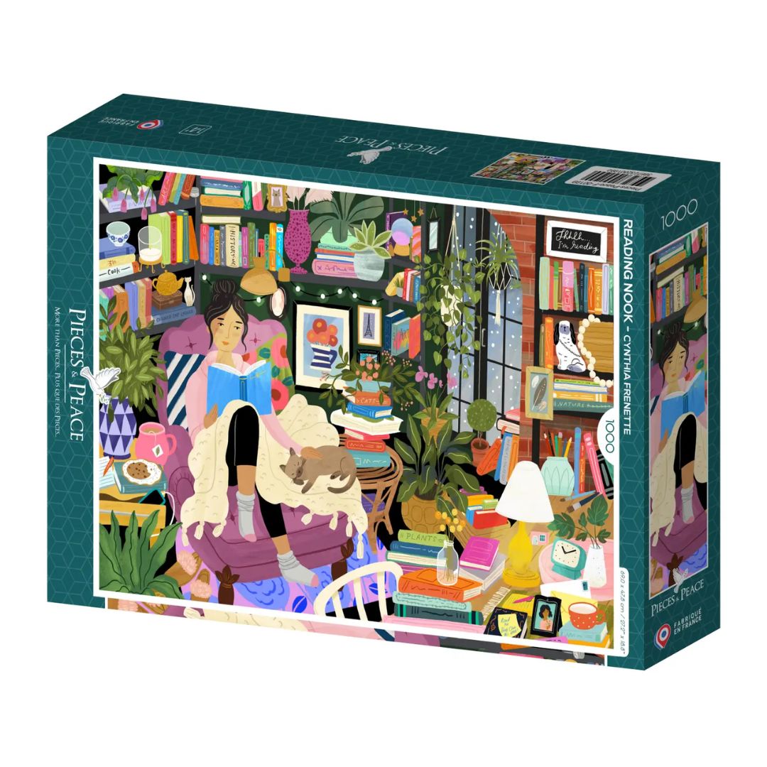 1000-teiliges Puzzle 'Leseecke'