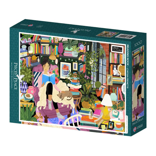 1000-teiliges Puzzle 'Leseecke'