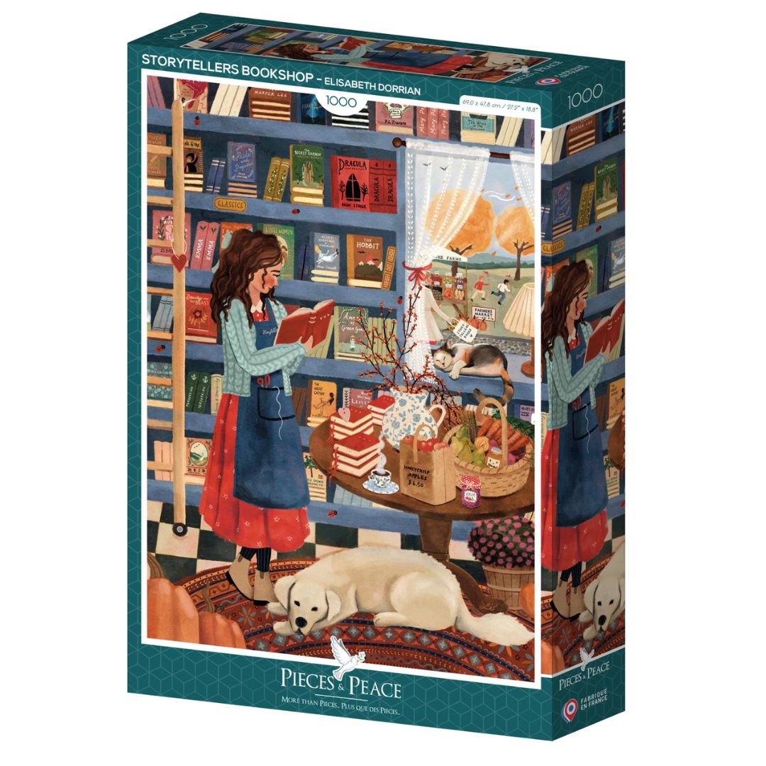 1000-teiliges Puzzle 'Buchhandlung Storytellers'
