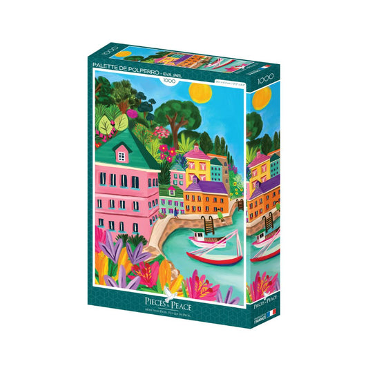 1000-teiliges Puzzle 'Palette von Polperro'