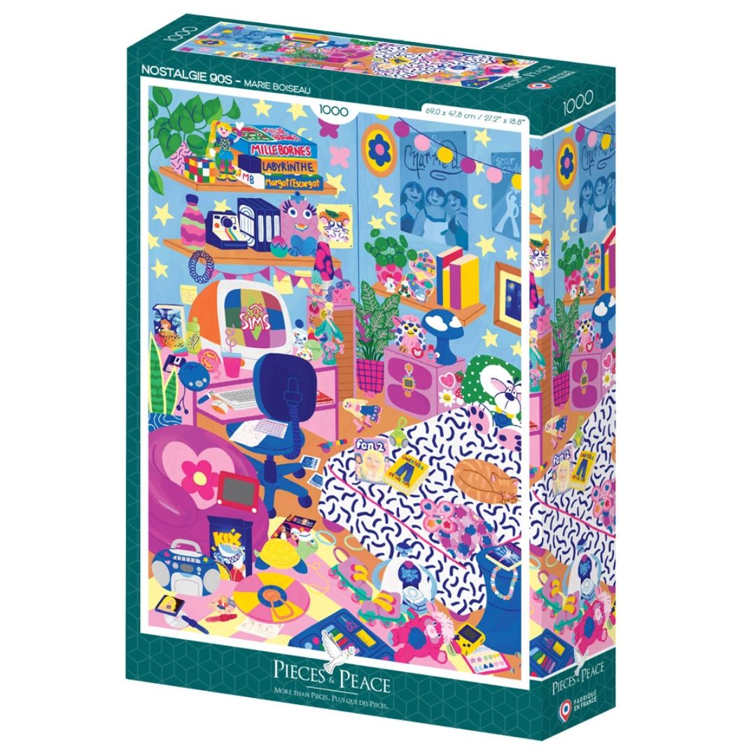 1000-teiliges Puzzle 'Nostalgie 90er'