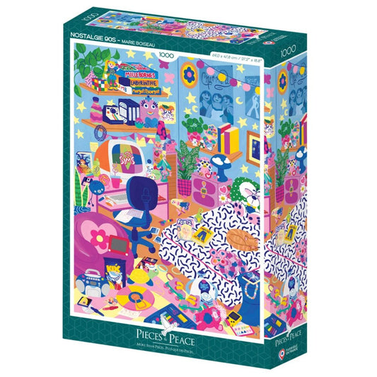 1000-teiliges Puzzle 'Nostalgie 90er'