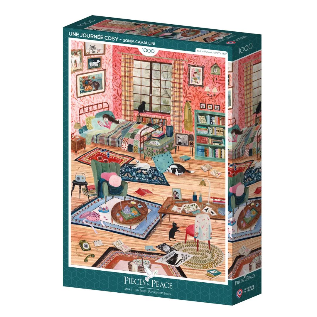 1000-teiliges Puzzle 'Ein gemütlicher Tag'