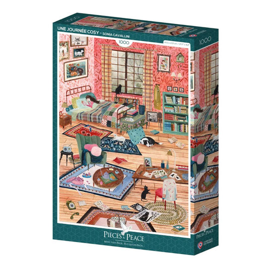 1000-teiliges Puzzle 'Ein gemütlicher Tag'