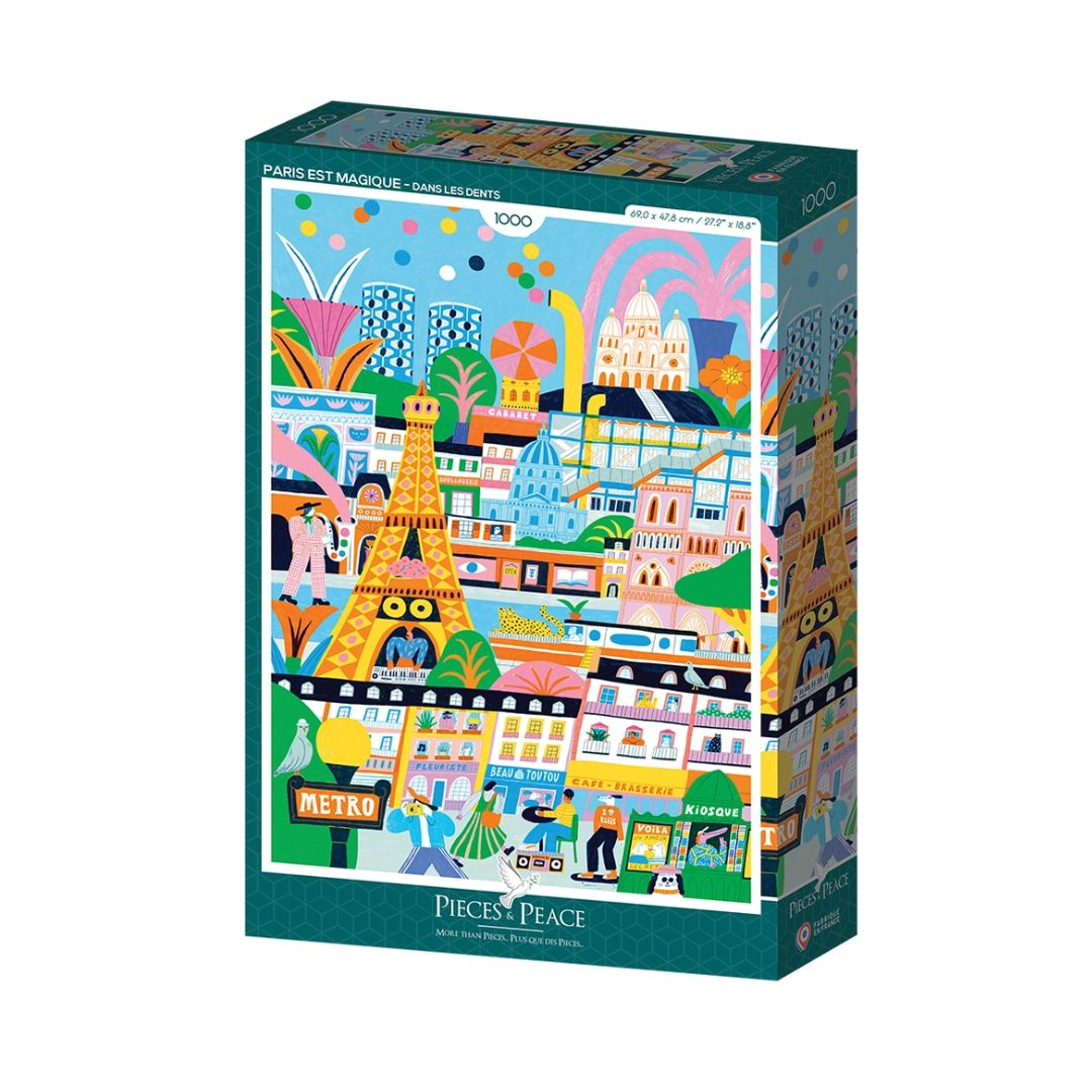 1000-teiliges Puzzle 'Paris ist magisch'