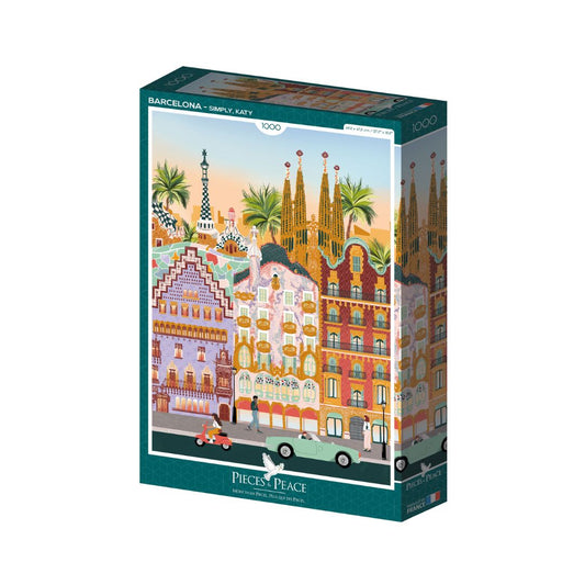 1000-teiliges Puzzle 'Barcelona'