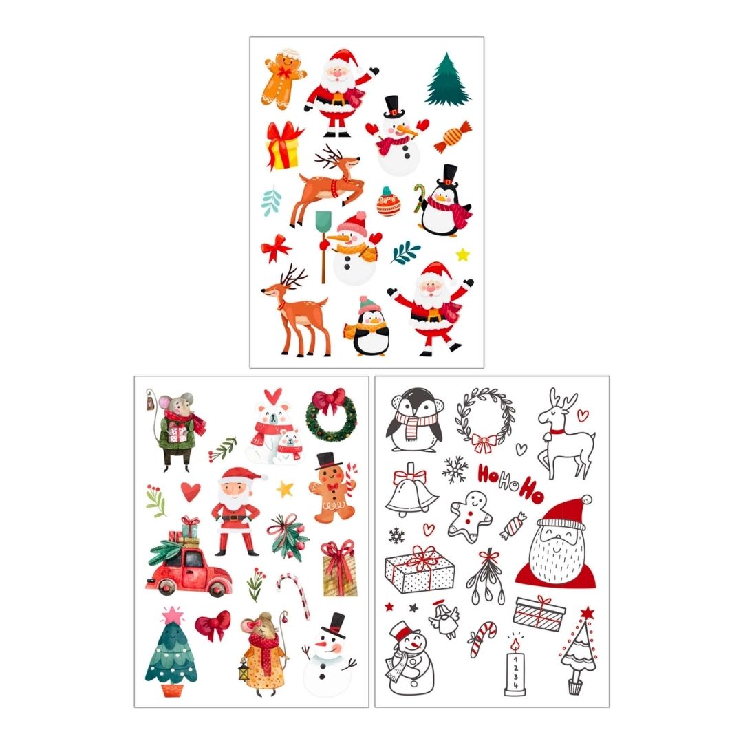 Kindertattoos Weihnachten