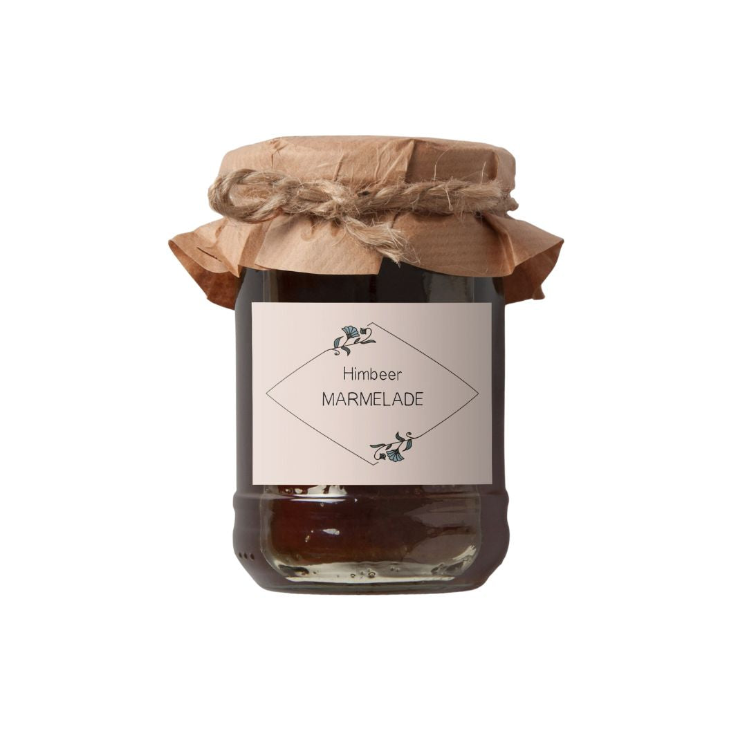 10 Aufkleber im Set für Marmelade oder Hefte, Floral