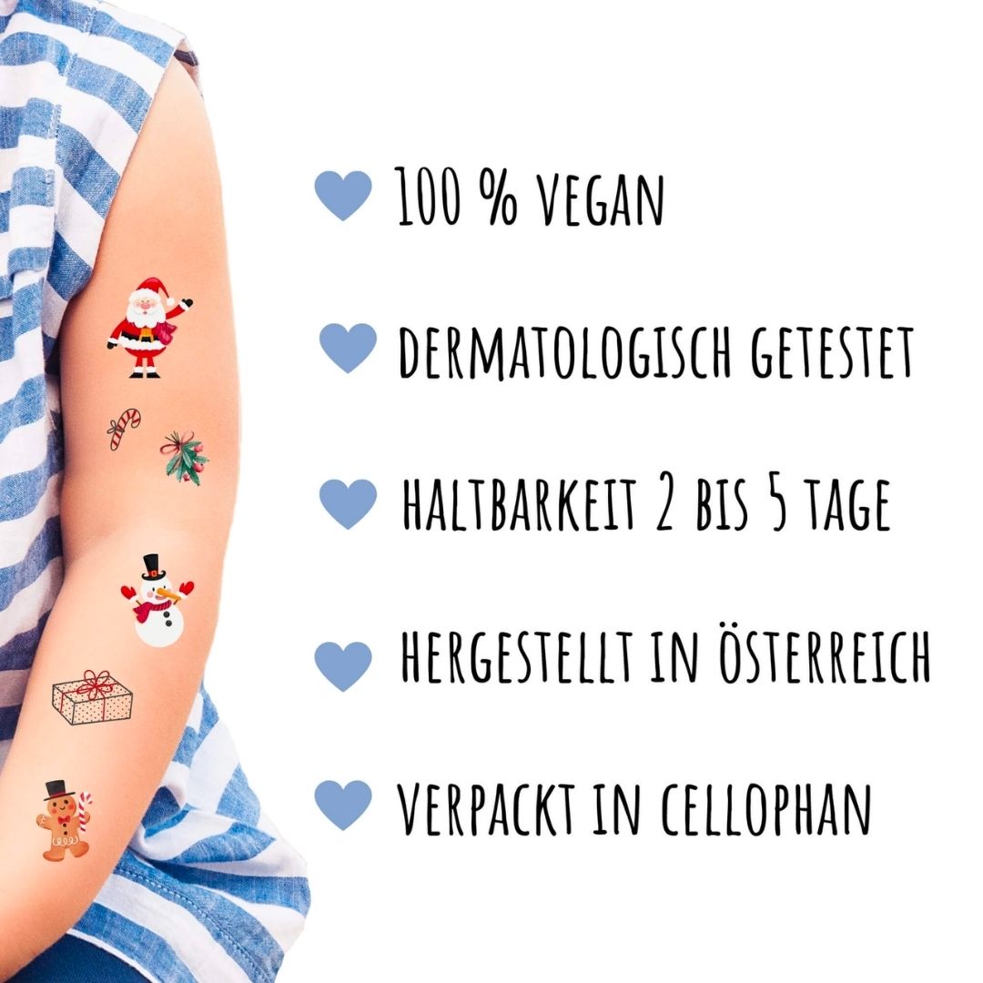 Kindertattoos Weihnachten