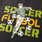 Longsleeve für Jungen "Soccer" dunkelgrau