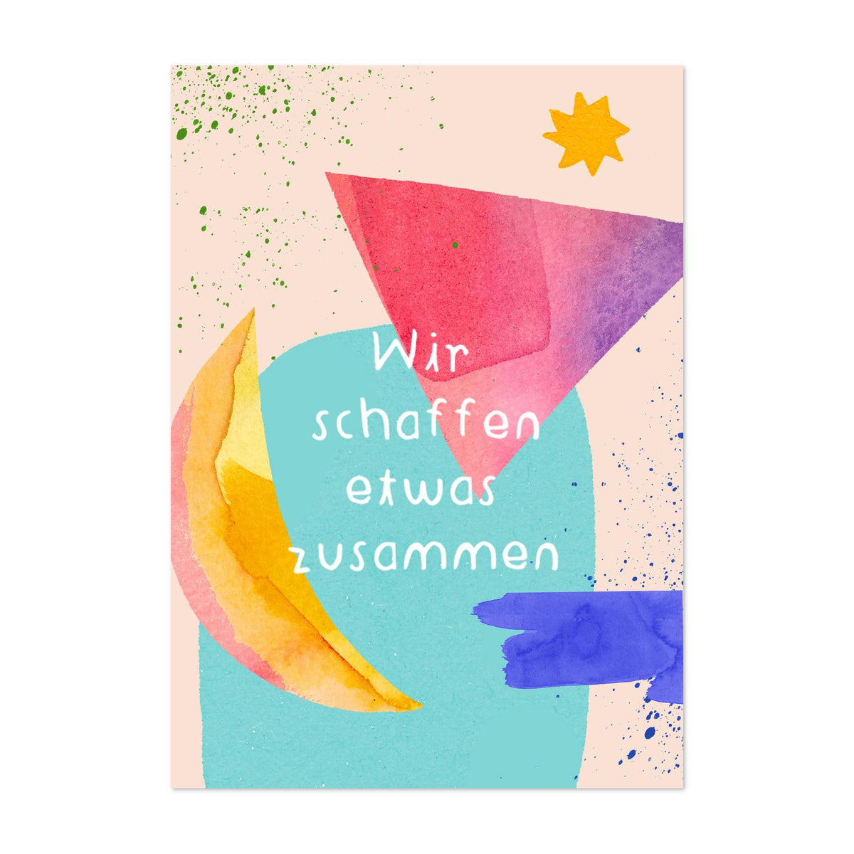Affirmationskarten 'ZUSAMMEN' Karten für Familien, Schulklassen & Kitas