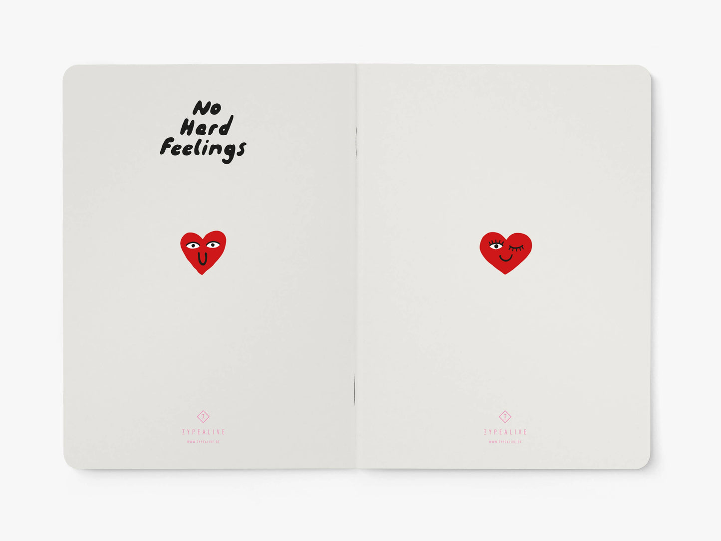 Notizheft 'No Hard Feelings'