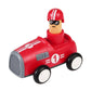 Rennwagen mit Rückziehmotor - Rot