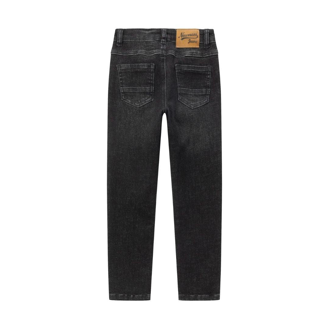 Lange Five-Pocket-Jeans schwarz