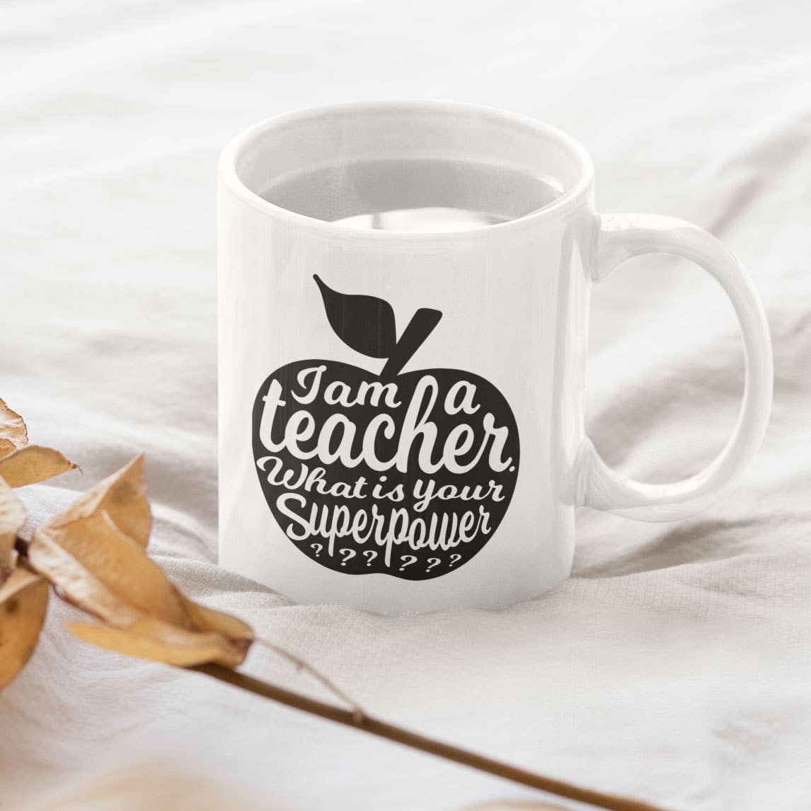 Geschenk für Lehrer – Tasse „I am a Teacher“ schwarz