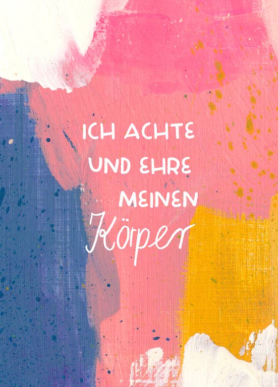 Affirmationskarten für Erwachsene 'Karten für ein gutes Leben'