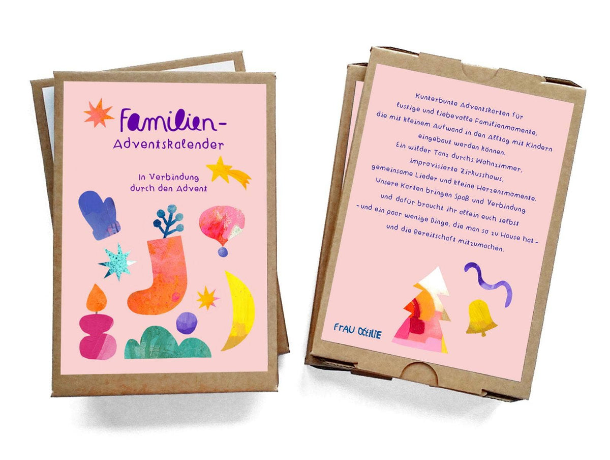 Adventskalender-Karten 'Familienadventskalender'