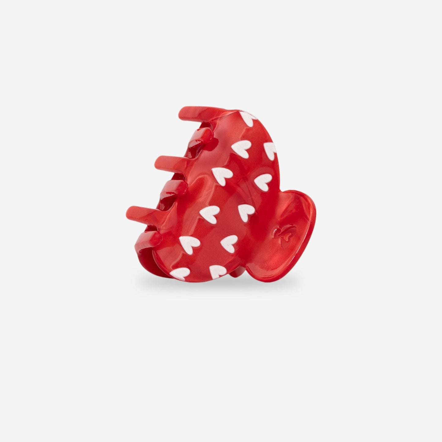 Haarklammer 'Coope Couple' rot/Herzen