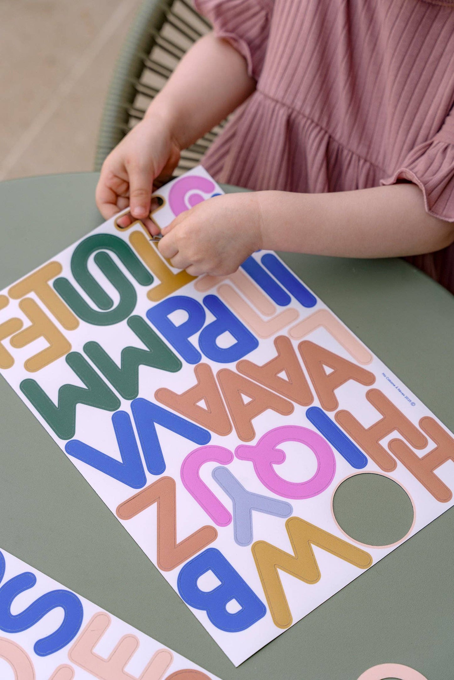 Magnetisches Alphabet 61 Große Großbuchstaben