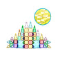 Mini Diamant 60pc Magnetisches Fliesenset