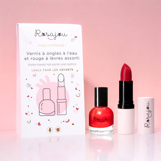 Duo-Set veganer Lippenstift und Nagellack „Madame“