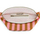Gürteltasche Streifen karamell / erdbeere