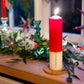 Weihnachtsmann Adventssäule Kerze 'Spaßiger Typ'