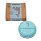 Snack Disc Kinder 'Delfin' blau 15 cm