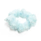 Scrunchie Meerjungfrau Perlmuttperlen pastell blau