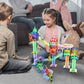 Magnetbausteine 'Bauspiel-Set mit Kugelbahn' | 50-teilig