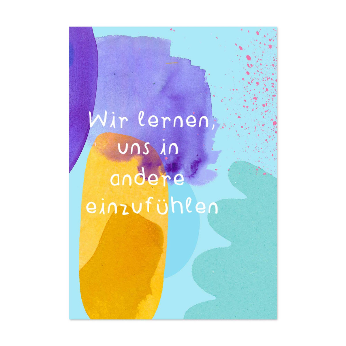 Affirmationskarten 'ZUSAMMEN' Karten für Familien, Schulklassen & Kitas