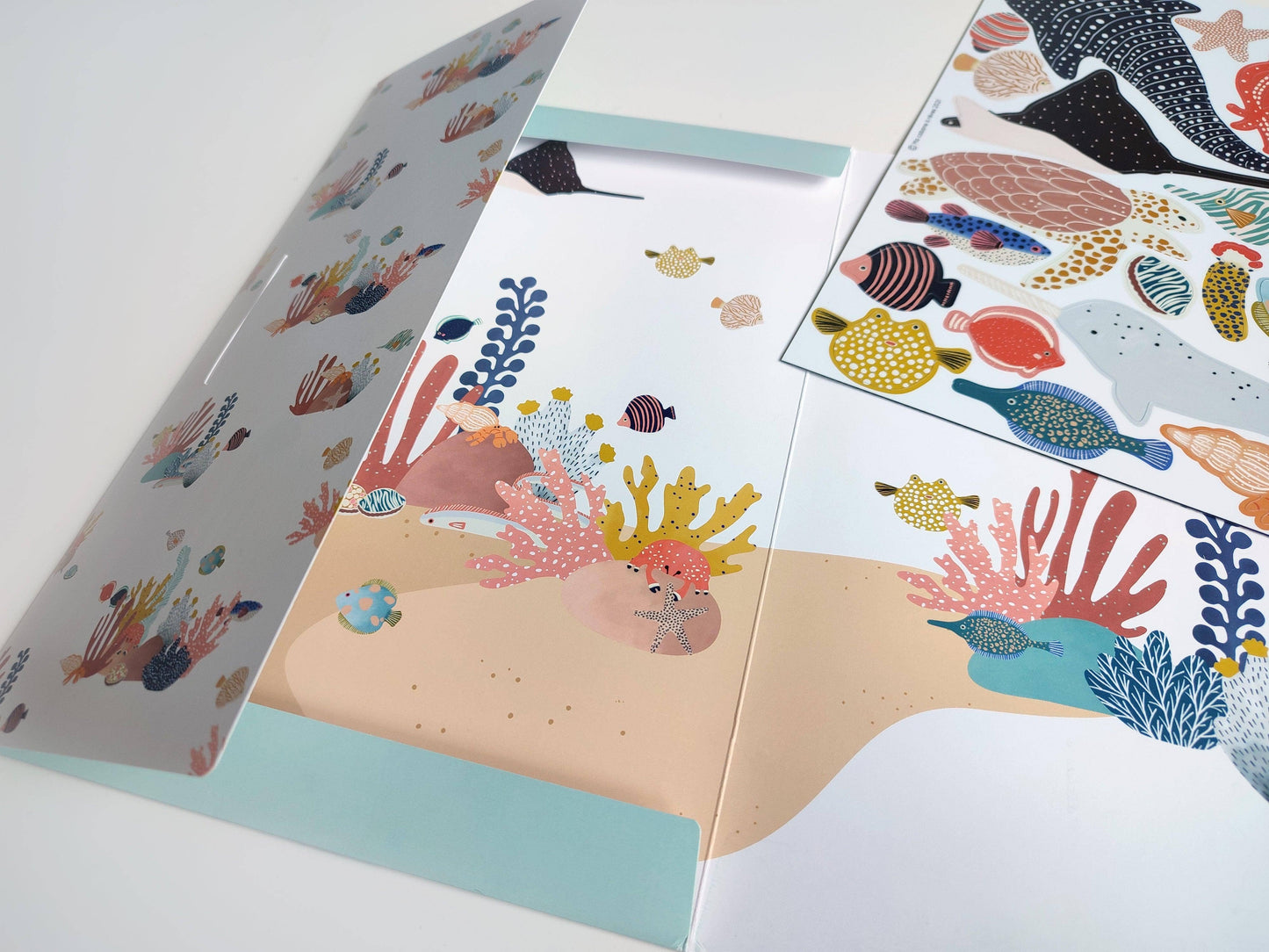 Magnetisches Spiel mit Meerestieren