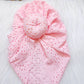 Turban Stickerei pink