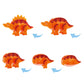 Magnetische Dinosaurier Figuren-Set 5-teilig