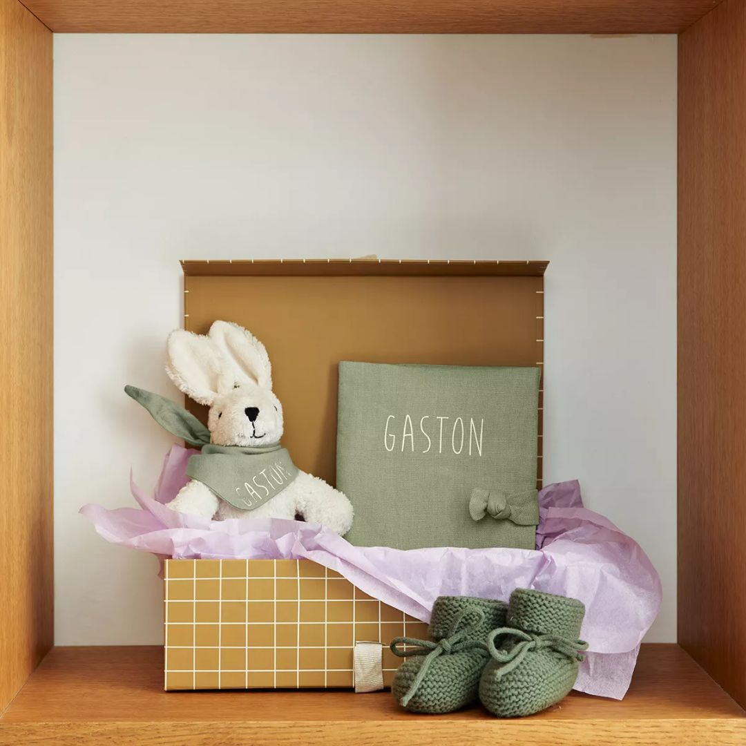 Babys Willkommensbox mintgrün