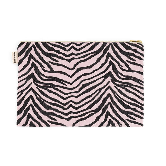 Damen Clutch Lili Zebra hellrosa