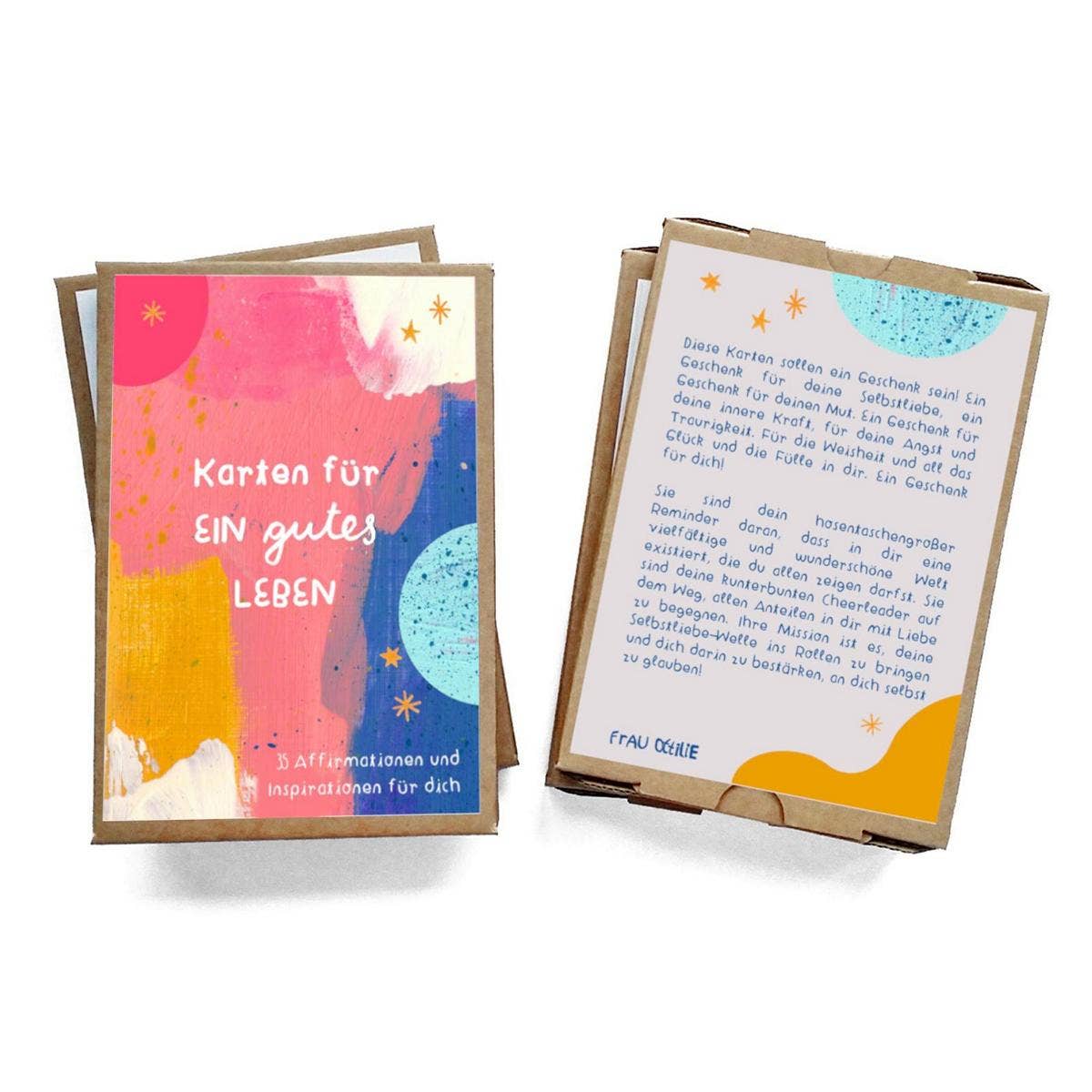 Affirmationskarten für Erwachsene 'Karten für ein gutes Leben'
