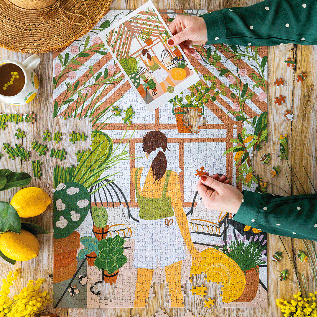1000-teiliges Puzzle 'Ein Sonntag auf dem Land'