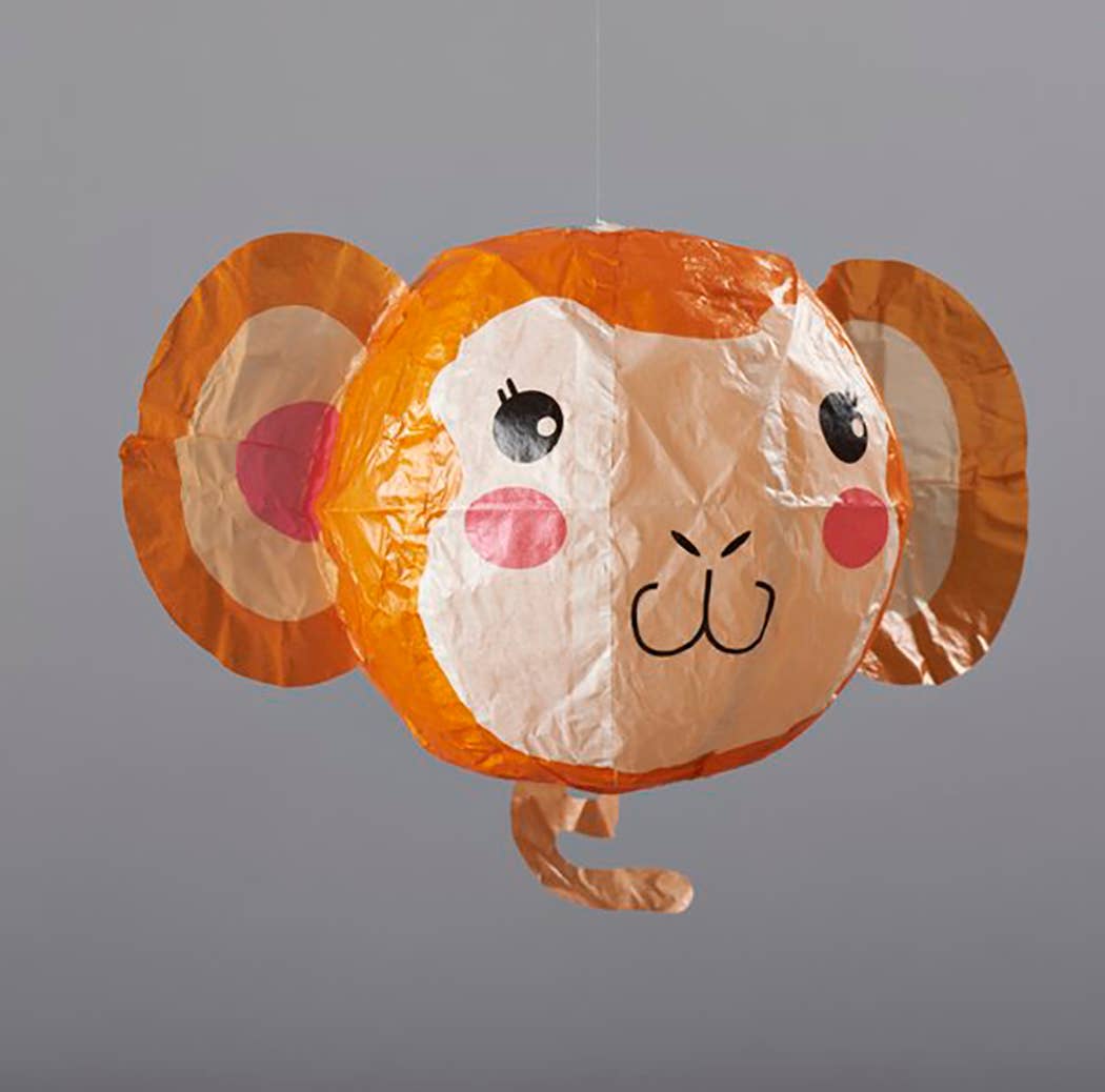 Papierballon Affe 6er-Pack