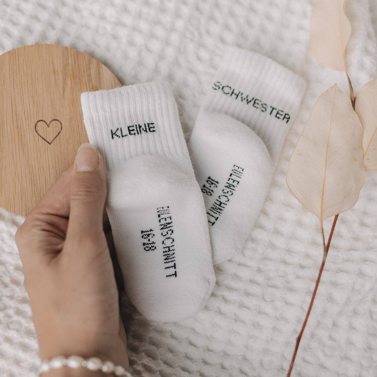 Babysocken 'Kleine Schwester'