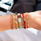 Miyuki Armband Mix - Pink/Orange/Nude/Cognac