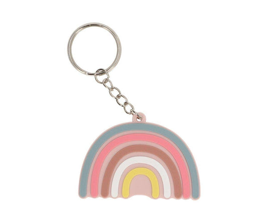 3er Pack Silikon-Schlüsselanhänger Regenbogen